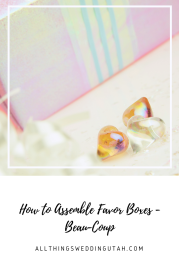 how to assemble favor boxes - beau-coup